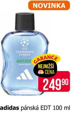 adidas pánská EDT 100 ml 
