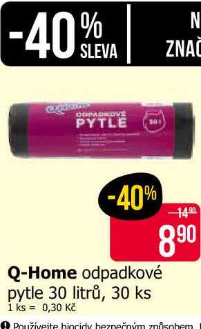 Home odpadkové pytle 30 litrů, 30 ks