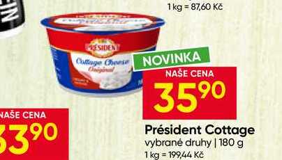 Président Cottage vybrané druhy 180 g 