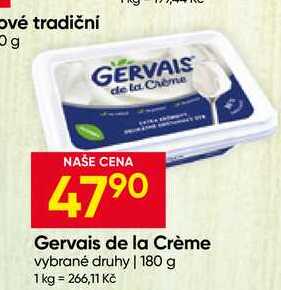 Gervais de la Crème vybrané druhy 180 g