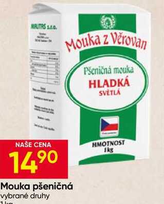 Mouka pšeničná z Věrovan vybrané druhy 1kg 