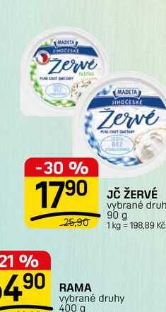 JČ ŽERVÉ vybrané druh 90 g 
