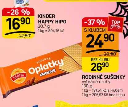 RODINNÉ SUŠENKY vybrané druhy 130 g