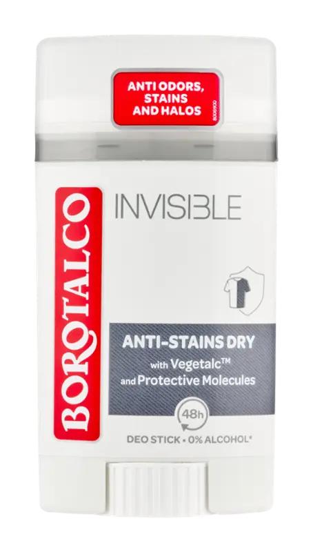 Borotalco Antiperspirant tuhý Invisible, 40 ml