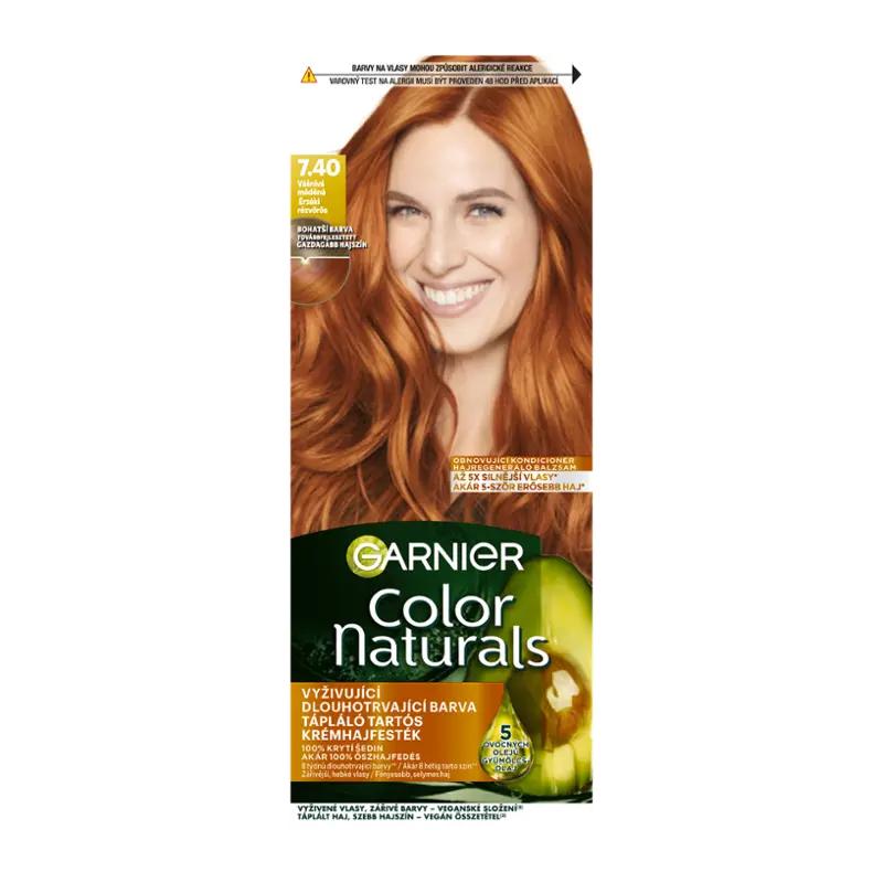 Garnier Barva na vlasy Color Naturals 7.40 vášnivá měděná, 1 ks