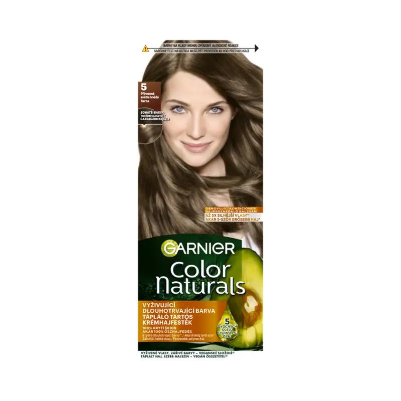 Garnier Barva na vlasy Color Naturals 5 přirozená světle hnědá, 1 ks