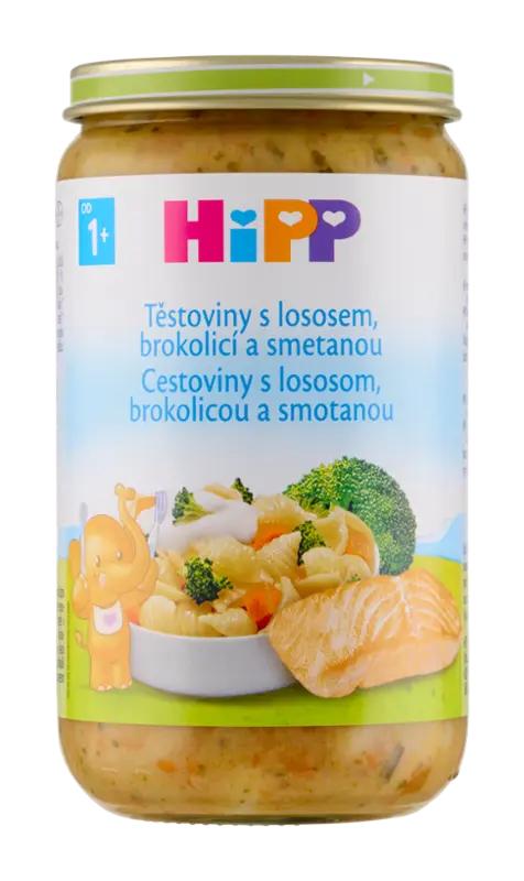 HiPP Těstoviny s lososem, brokolicí a smetanou, 250 g