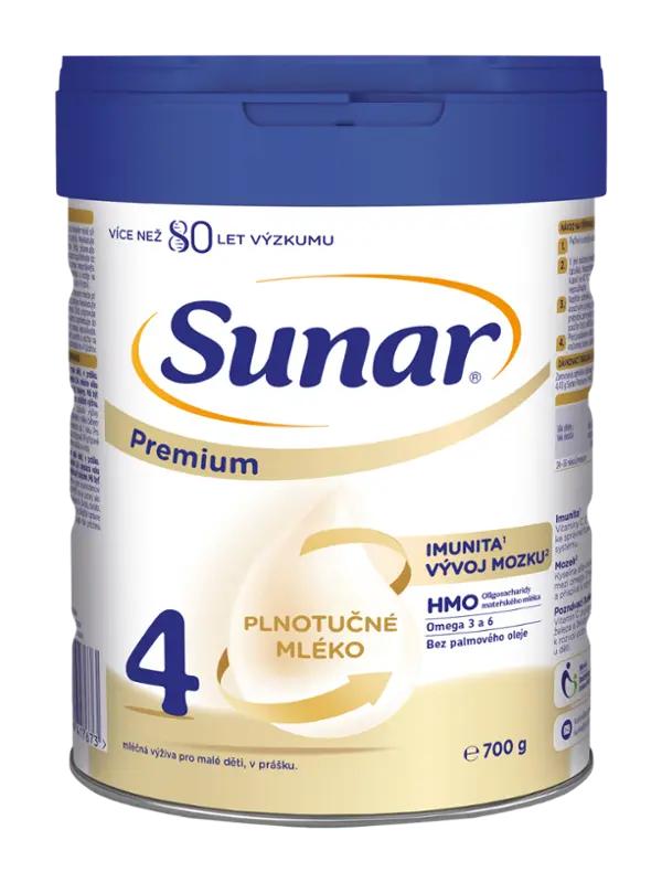Sunar Batolecí mléko Premium 4, 24m+, 700 g
