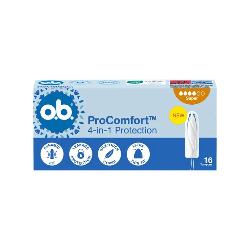 o.b. Tampony ProComfort Super, 16 ks