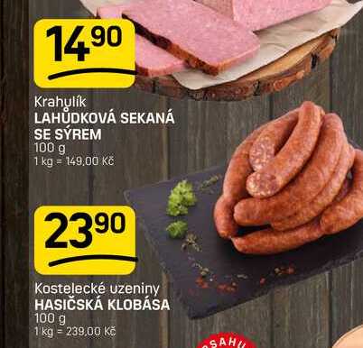 HASIČSKÁ KLOBÁSA 100 g