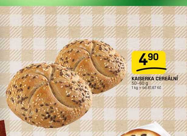 KAISERKA CEREÁLNÍ 50-60 g 