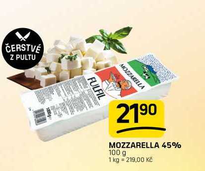 MOZZARELLA 45% 100 g 
