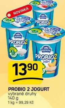 PROBIO 2 JOGURT vybrané druhy 140 g