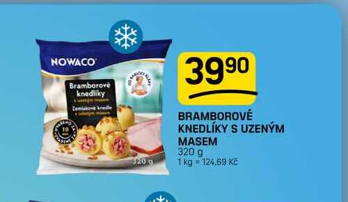 BRAMBOROVÉ KNEDLÍKY S UZENÝM MASEM 320 g 