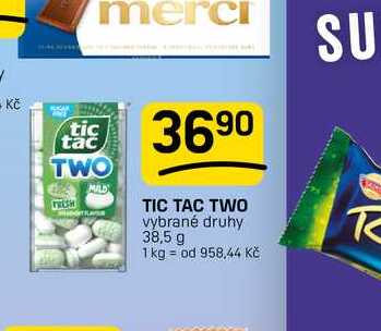 TIC TAC TWO vybrané druhy 38,5 g