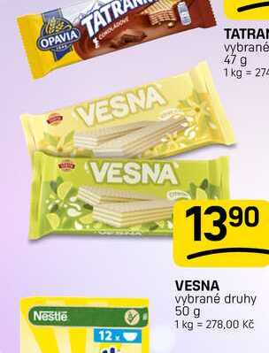 VESNA vybrané druhy 50 g 
