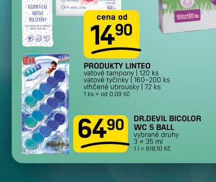 DR.DEVIL BICOLOR WC 5 BALL vybrané druhy 3 x 35 ml 