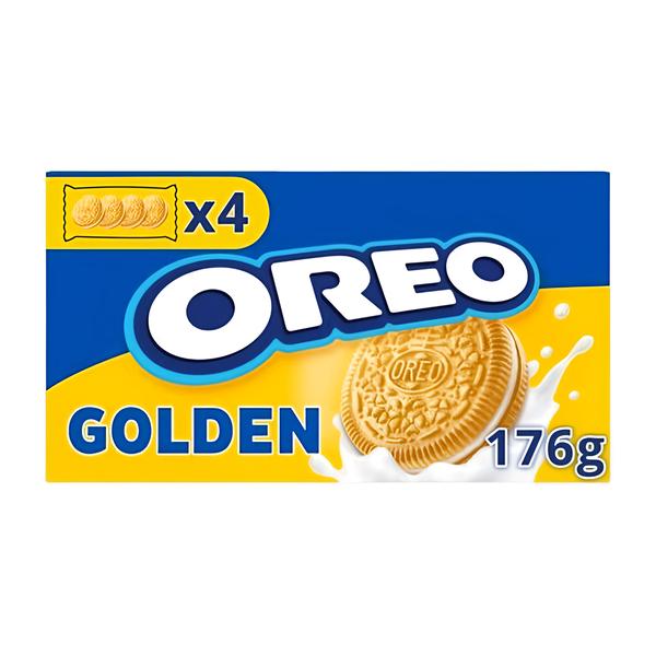 Oreo sušenky Golden s náplní s vanilkovou příchutí