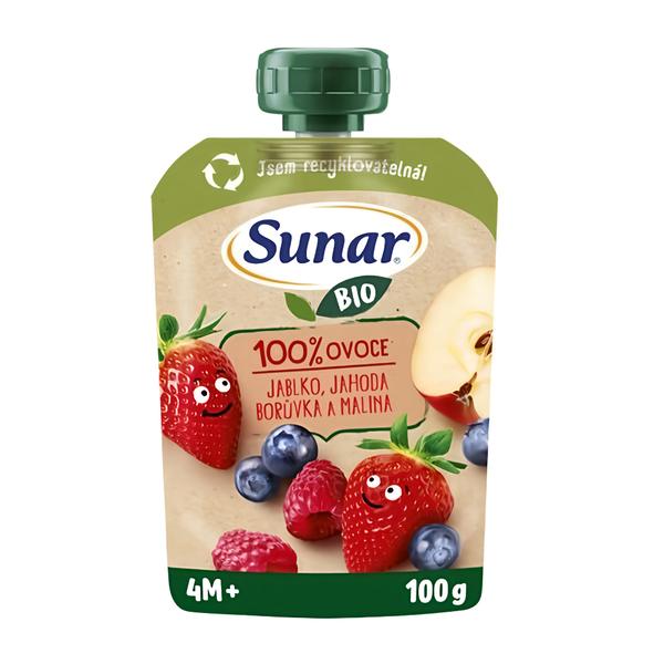 Sunar BIO Jablko jahoda borůvka malina
