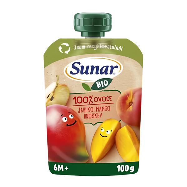 Sunar BIO Jablko mango broskev
