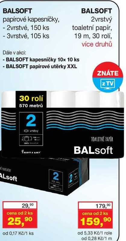 BALSOFT 30 rolí