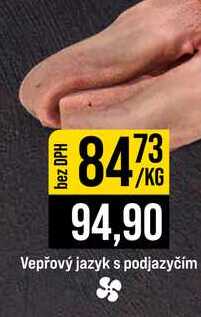 Vepřový jazyk s podjazyčím 1kg
