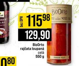 BioOrto rajčata loupaná celá 550 g 