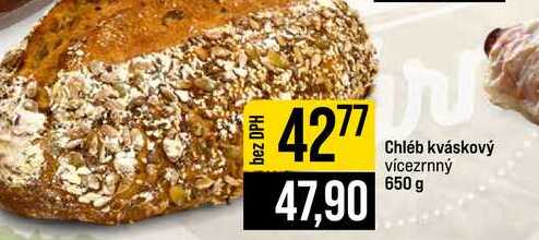 Chléb kváskový vícezrnný 650g