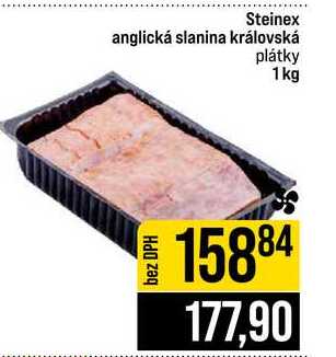 Steinex anglická slanina královská plátky 1kg