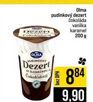 Olma pudinkový dezert čokoláda vanilka karamel 200 g 