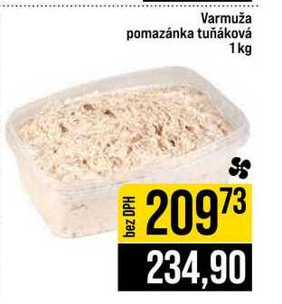 Varmuža pomazánka tuňáková 1kg
