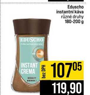 Eduscho instantní káva různé druhy 180-200 g