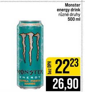 Monster energy drink různé druhy 500 ml