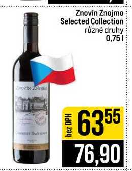 Znovín Znojmo Selected Collection různé druhy 0,75l