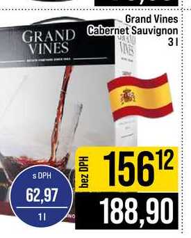 Grand Vines Cabernet Sauvignon 3l