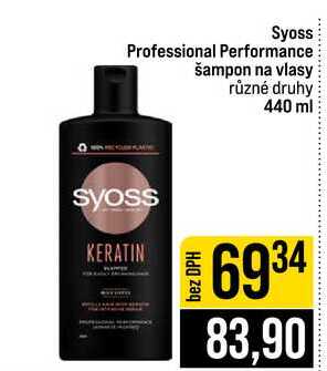 Syoss Professional Performance šampon na vlasy různé druhy 440 ml