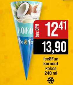 Ice&Fun kornout kokos 240 ml 