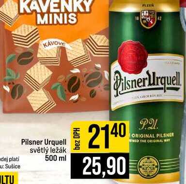 Pilsner Urquell světlý ležák 500 ml 
