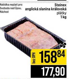 Steinex Svoboda nad Úpou, anglická slanina královská plátky 1 kg