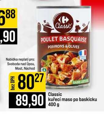 Classic kuřecí maso po baskicku 400 g