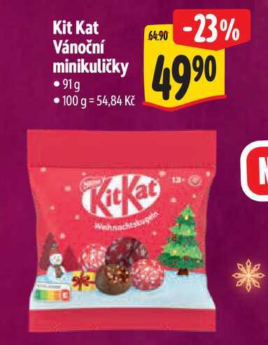 Kit Kat Vánoční minikuličky 91g