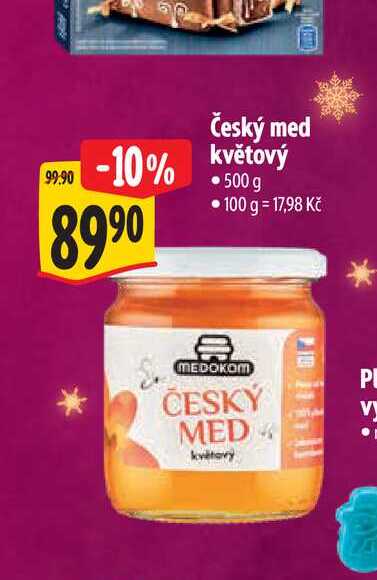Český med květový 500 g 