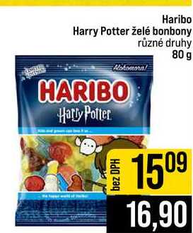 Haribo Harry Potter želé bonbony různé druhy 80 g