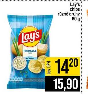 Lay's chips různé druhy 60 g 