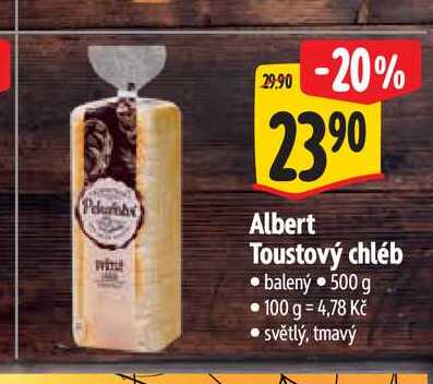 Albert Toustový chléb 500 g