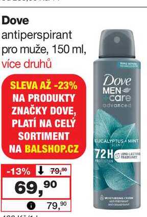 Dove antiperspirant pro muže, 150 ml