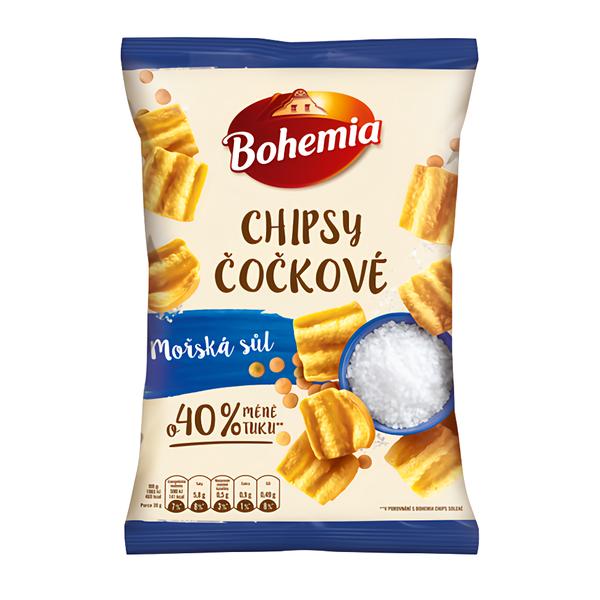 Bohemia Čočkové chipsy Mořská Sůl