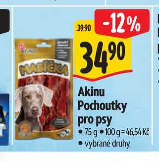 Akinu Pochoutky pro psy 75 g