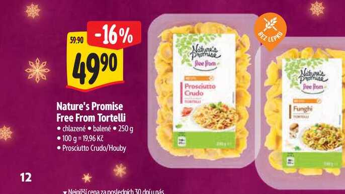 Nature's Promise Free From Tortelli 250 g