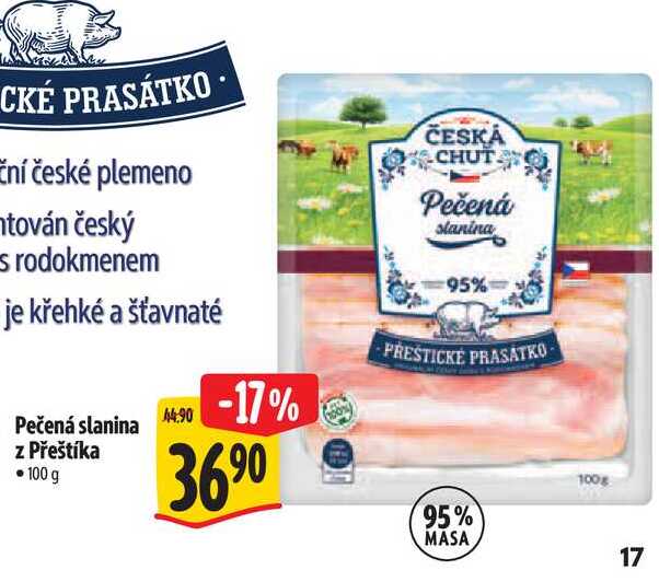 Pečená slanina z Přeštíka 100 g